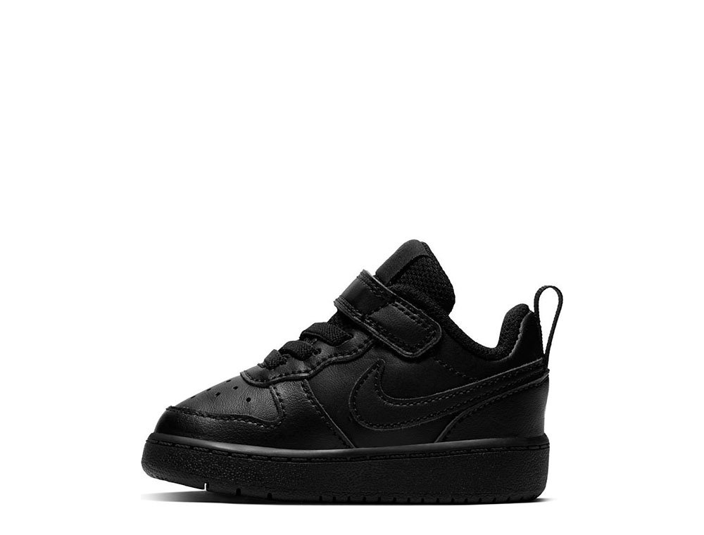 Nike Court Borough Low 2 (TDV) Dziecięce Czarne (BQ5453-001) Nike Court Borough Low 2 (TDV) Dziecięce Czarne (BQ5453-001)