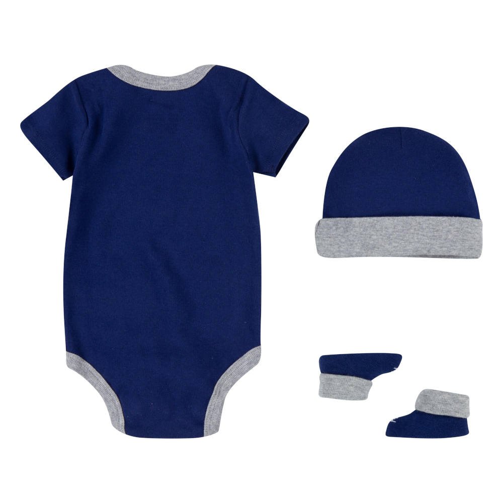 Nike Nhn Futura Logo Bodysuit, Hat, Bootie Granatowy (MN0073-U9J) Nike Nhn Futura Logo Bodysuit, Hat, Bootie Granatowy (MN0073-U9J)