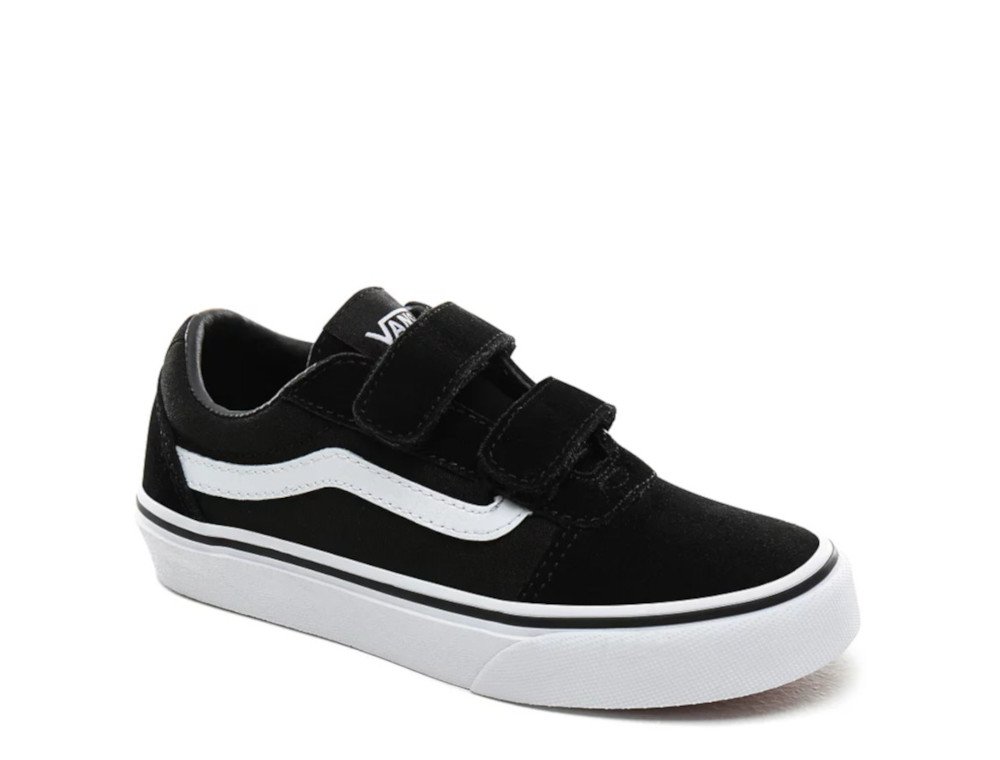 Vans YT Ward V (Suede/Canvas) Dziecięce Czarne (VN0A4BUDIJU) Vans YT Ward V (Suede/Canvas) Dziecięce Czarne (VN0A4BUDIJU)