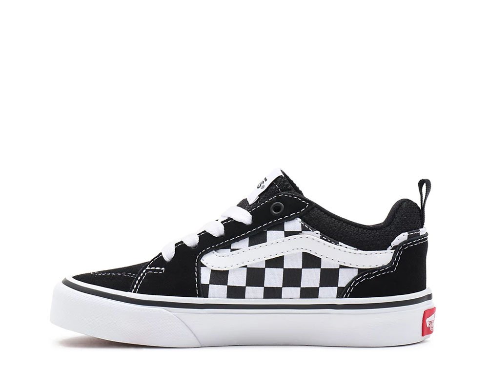 Vans YT Filmore (CHECKERBOARD) Unisex Czarno-Białe (VN0A3MVP5GX)