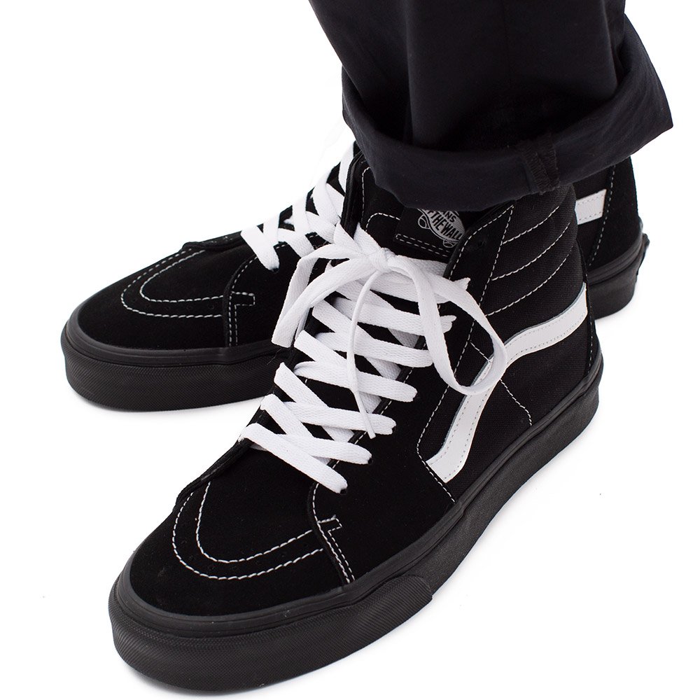 Vans Sk8-Hi Męskie Czarne (VN0A32QG5WU) Vans Sk8-Hi Męskie Czarne (VN0A32QG5WU)