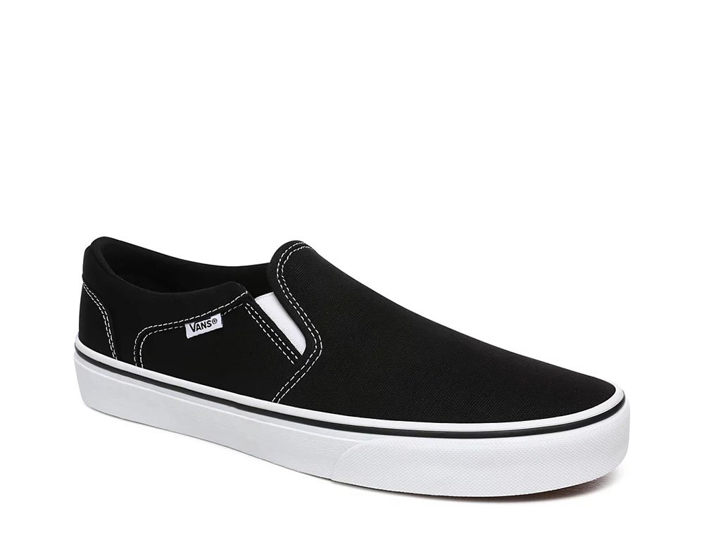 Vans MN Asher Canvas Męskie Czarne (VN000SEQ187) Vans MN Asher Canvas Męskie Czarne (VN000SEQ187)