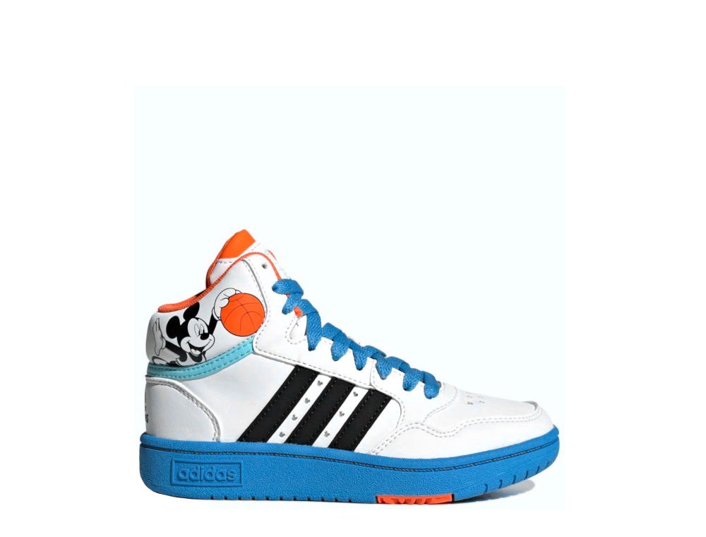 adidas Hoops Mid 3.0 Mickey Dziecięce Biało-Niebieskie (GY6634) adidas Hoops Mid 3.0 Mickey Dziecięce Biało-Niebieskie (GY6634)