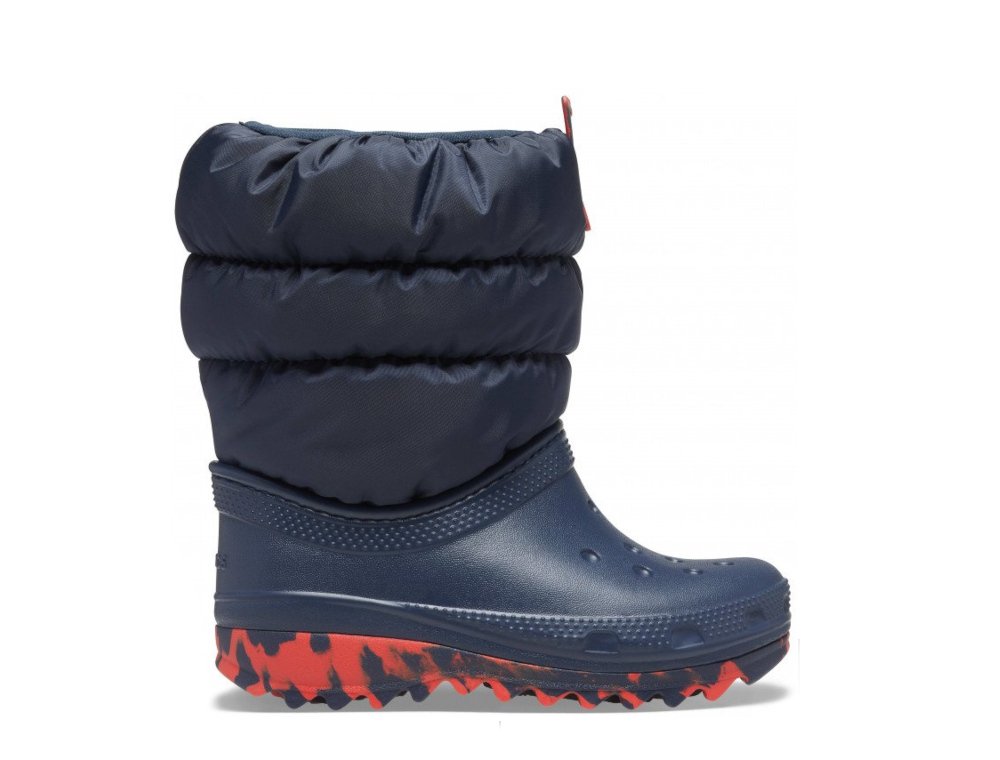 Crocs Classic Neo Puff Boot K Dziecięce Granatowe (207683-NAVY) Crocs Classic Neo Puff Boot K Dziecięce Granatowe (207683-NAVY)