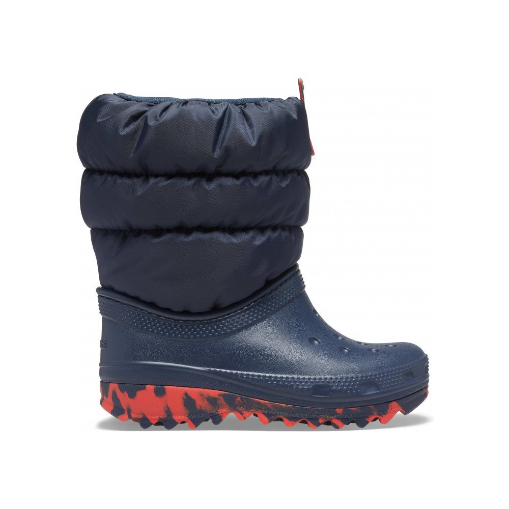 Crocs Classic Neo Puff Boot K Dziecięce Granatowe (207683-NAVY)