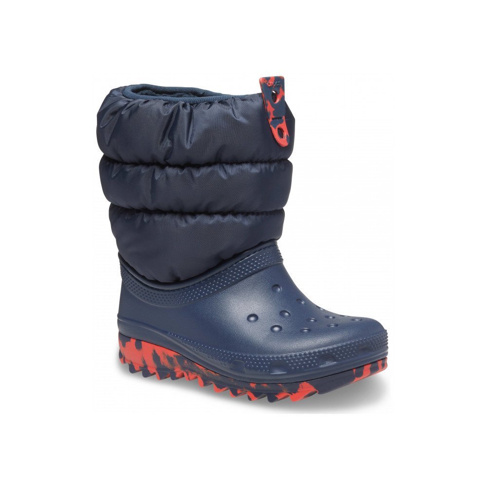Crocs Classic Neo Puff Boot K Dziecięce Granatowe (207683-NAVY)