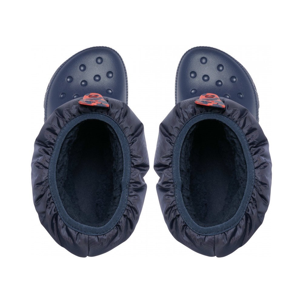 Crocs Classic Neo Puff Boot K Dziecięce Granatowe (207683-NAVY)