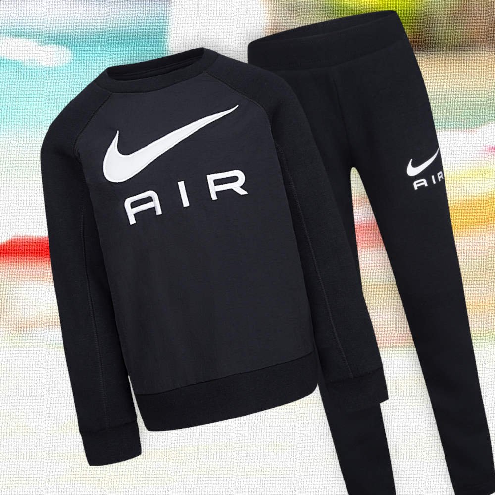 Nike Nsw Air Crew Set Czarno-Biały (86J792-023)