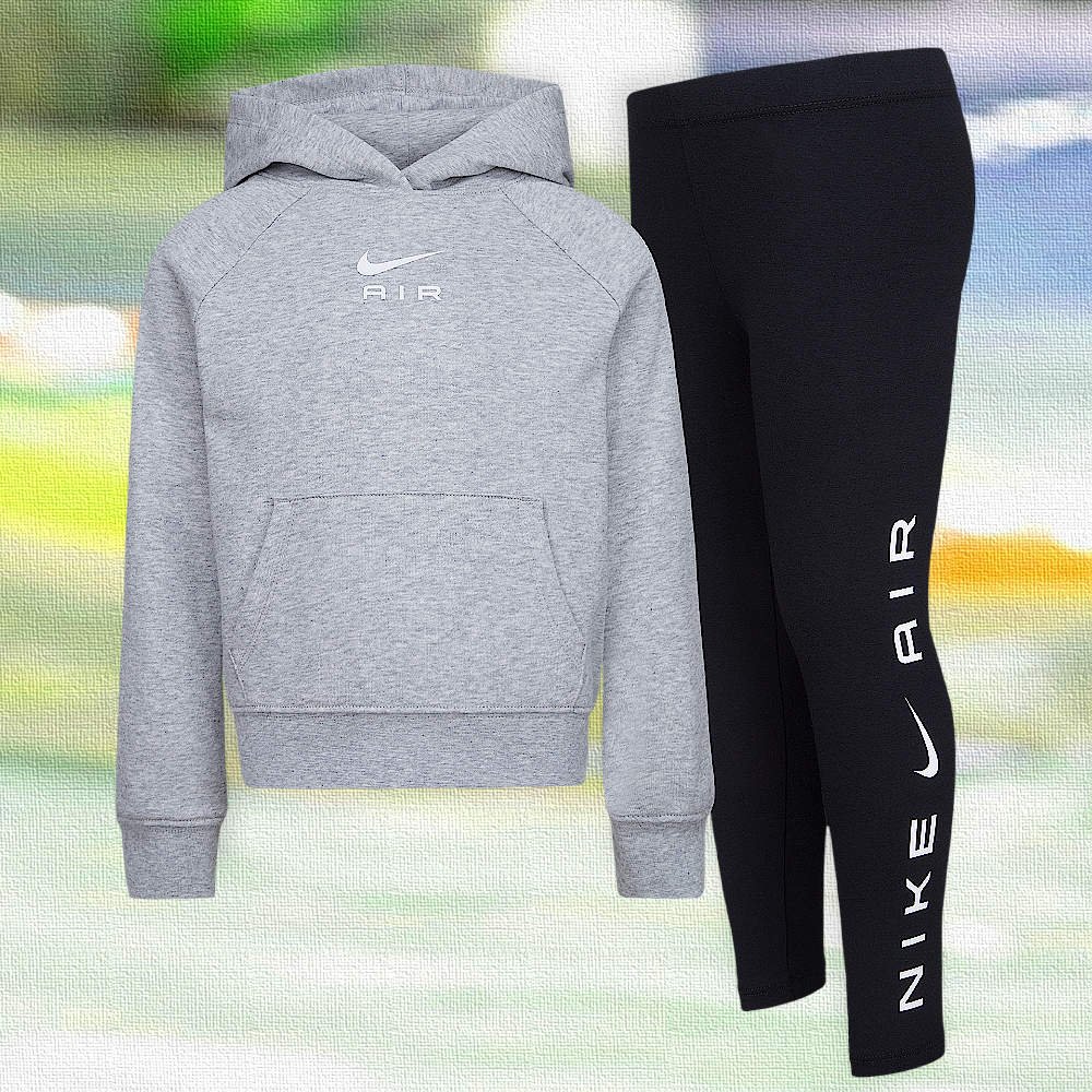 Nike Air Po i Legging Set Szaro-Czarny (36K004-023) Nike Air Po i Legging Set Szaro-Czarny (36K004-023)