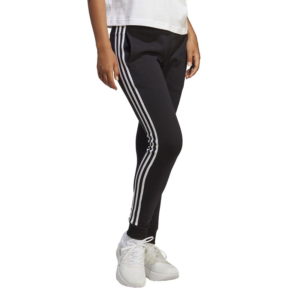 adidas Essentials 3-Stripes FT Cuffed Pants (IC8770) adidas Essentials 3-Stripes FT Cuffed Pants (IC8770)