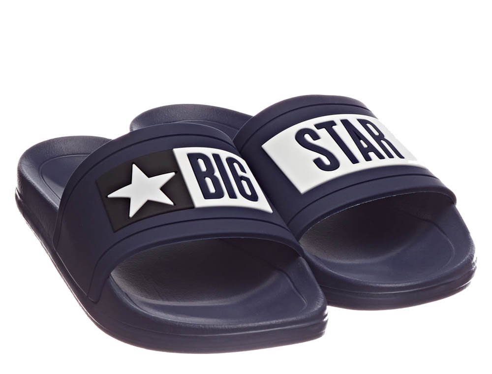 Klapki damskie Big Star Granatowe Klapki damskie Big Star Granatowe