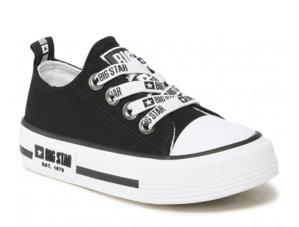 Big Star Trampki Dziecięce Czarno-Białe (KK374069) Big Star Trampki Dziecięce Czarno-Białe (KK374069)