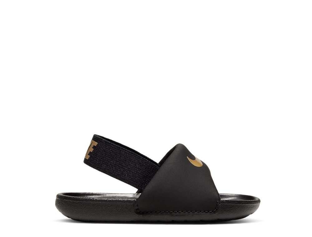 Nike Kawa Slide (TD) Dziecięce Czarno-Złote (BV1094-003) Nike Kawa Slide (TD) Dziecięce Czarno-Złote (BV1094-003)