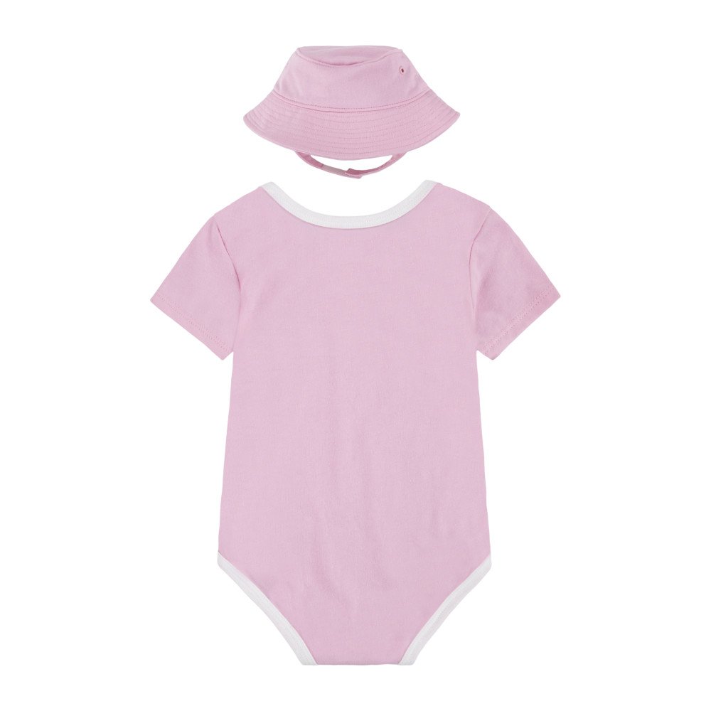 Nike Bucket Hat & Bodysuit (2PC) Set Różowo-Biały (NN0815-A8F) Nike Bucket Hat & Bodysuit (2PC) Set Różowo-Biały (NN0815-A8F)