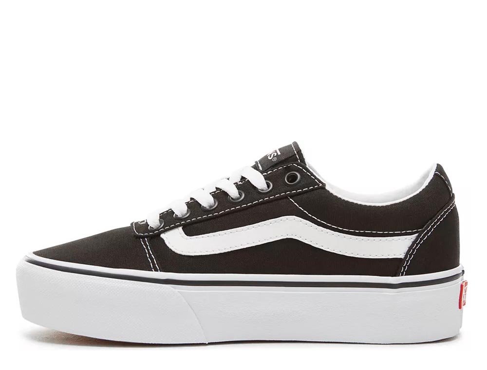 Vans WM Ward Platform Canvas Damskie Czarne (VN0A3TLC187) Vans WM Ward Platform Canvas Damskie Czarne (VN0A3TLC187)