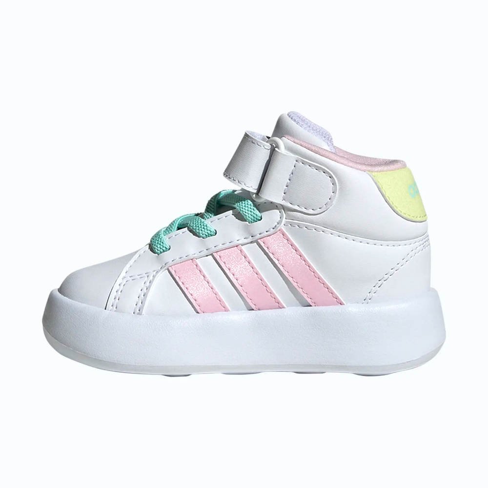 adidas Grand Court Mid I Dziecięce Biało-Różowe (IE8704) adidas Grand Court Mid I Dziecięce Biało-Różowe (IE8704)