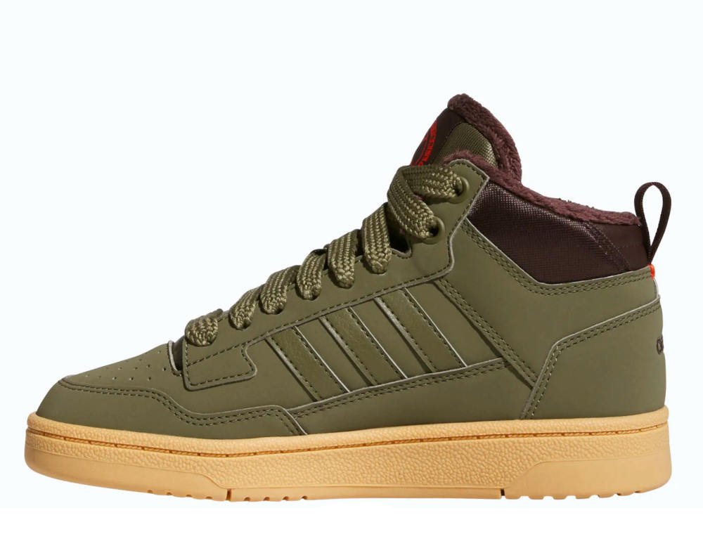 adidas Rapid Court Mid J Winterized Młodzieżowe Zielone (JR2813) adidas Rapid Court Mid J Winterized Młodzieżowe Zielone (JR2813)