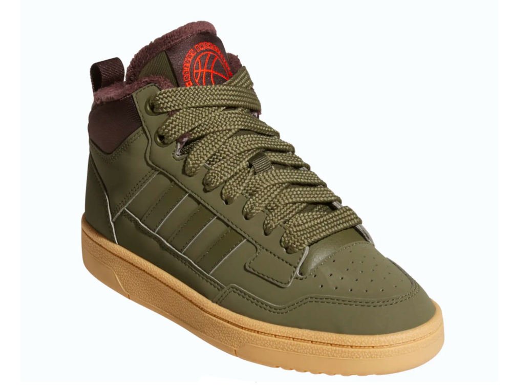 adidas Rapid Court Mid J Winterized Młodzieżowe Zielone (JR2813) adidas Rapid Court Mid J Winterized Młodzieżowe Zielone (JR2813)