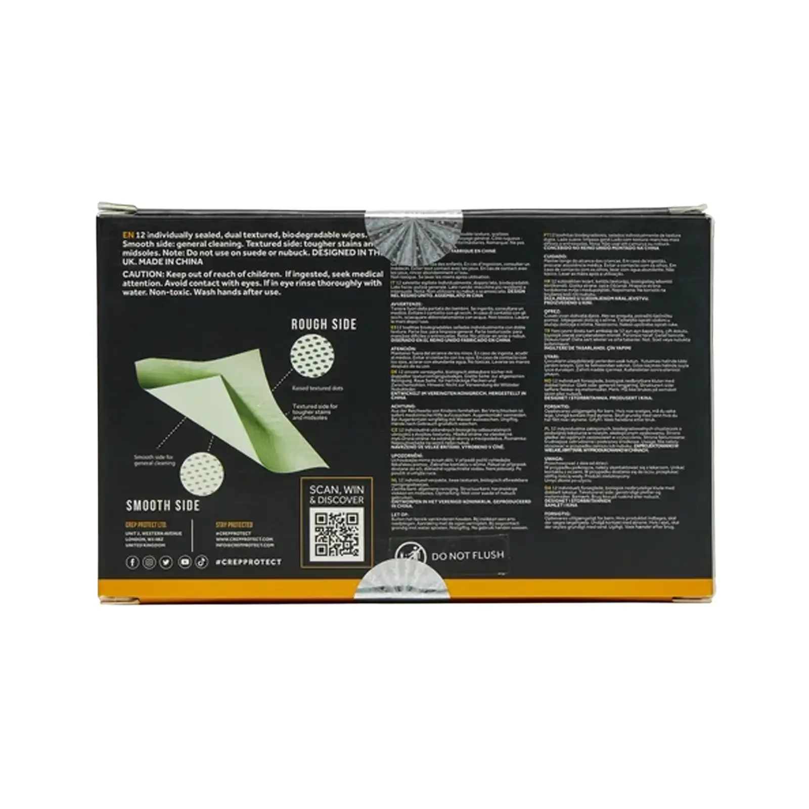Chusteczki Do Czyszczenia Obuwia Crep Protect Wipes 12-Pack (Cp003N) Chusteczki Do Czyszczenia Obuwia Crep Protect Wipes 12-Pack (Cp003N)
