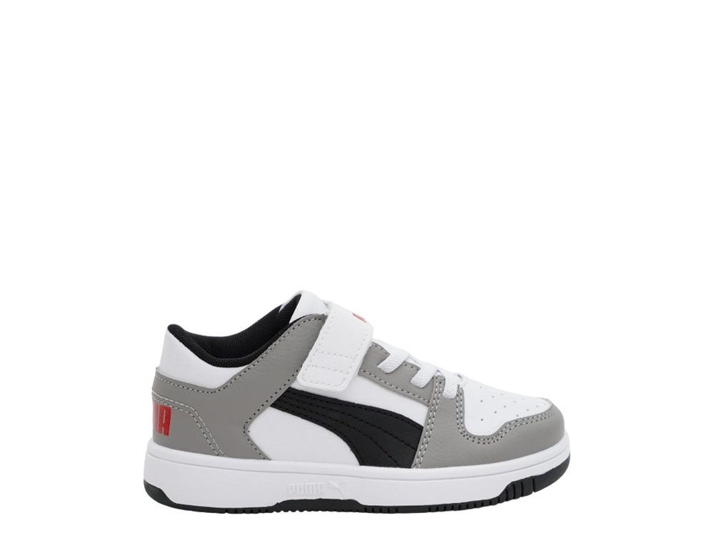 Puma Rebound Layup Lo PS Dziecięce Biało-Szare (37049220) Puma Rebound Layup Lo PS Dziecięce Biało-Szare (37049220)