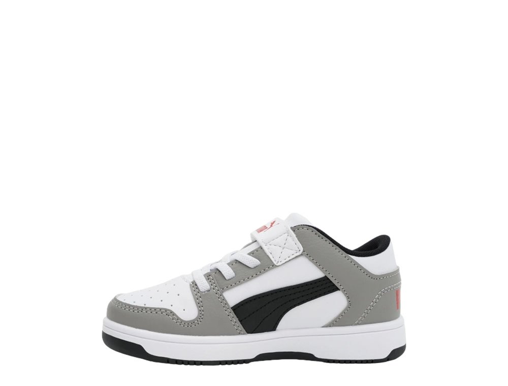 Puma Rebound Layup Lo PS Dziecięce Biało-Szare (37049220) Puma Rebound Layup Lo PS Dziecięce Biało-Szare (37049220)