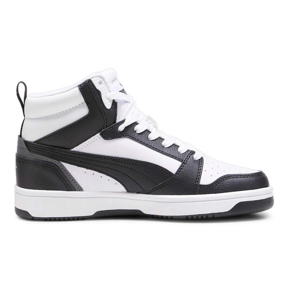 Puma Rebound V6 Mid Jr Młodzieżowe Białe (39383101) Puma Rebound V6 Mid Jr Młodzieżowe Białe (39383101)
