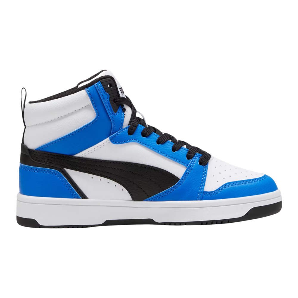 Puma Rebound V6 Mid Jr Młodzieżowe Biało-Niebieskie (39383106)