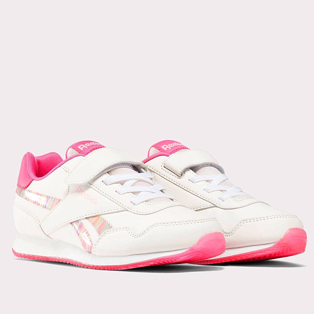Reebok Royal Classic Jogger 3.0 1V Dziecięce Biało-Różowe (100074586) Reebok Royal Classic Jogger 3.0 1V Dziecięce Biało-Różowe (100074586)