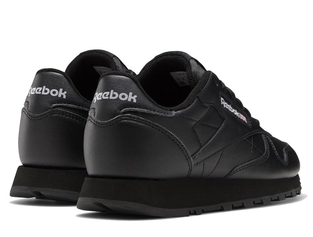 Reebok Classic Leather Młodzieżowe Czarne (100010470) Reebok Classic Leather Młodzieżowe Czarne (100010470)