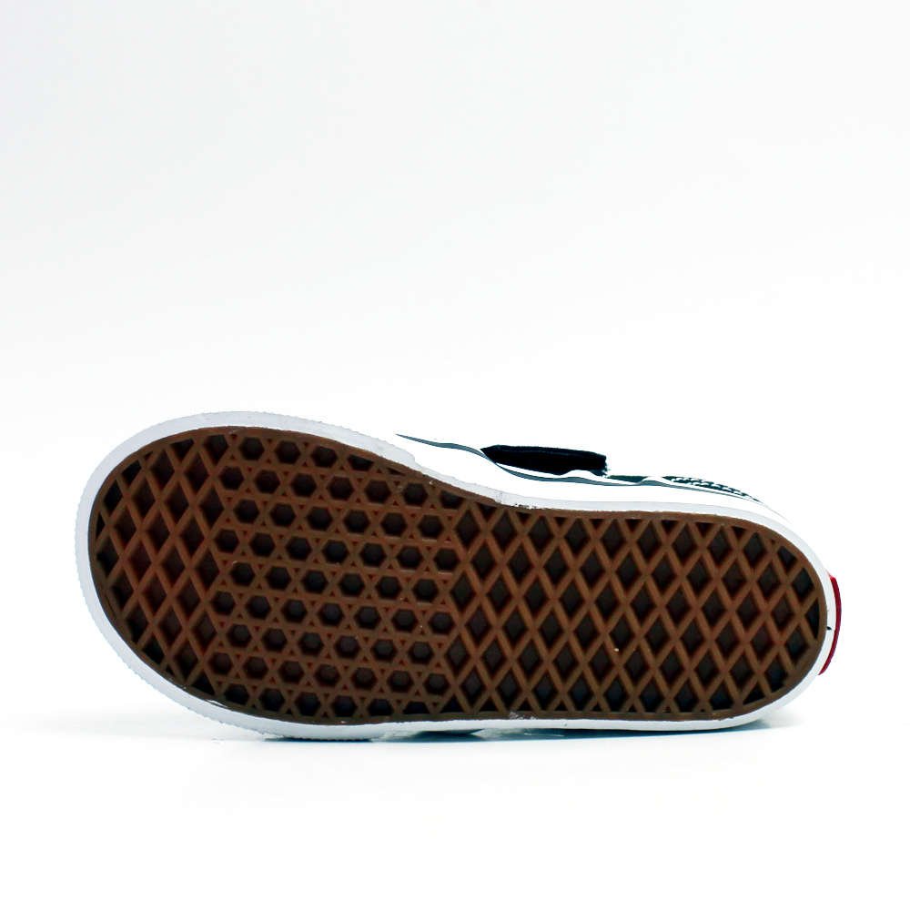 Vans TD Asher V Flame Dziecięce Czarno-Białe (VN0A2Z2YBA2) Vans TD Asher V Flame Dziecięce Czarno-Białe (VN0A2Z2YBA2)