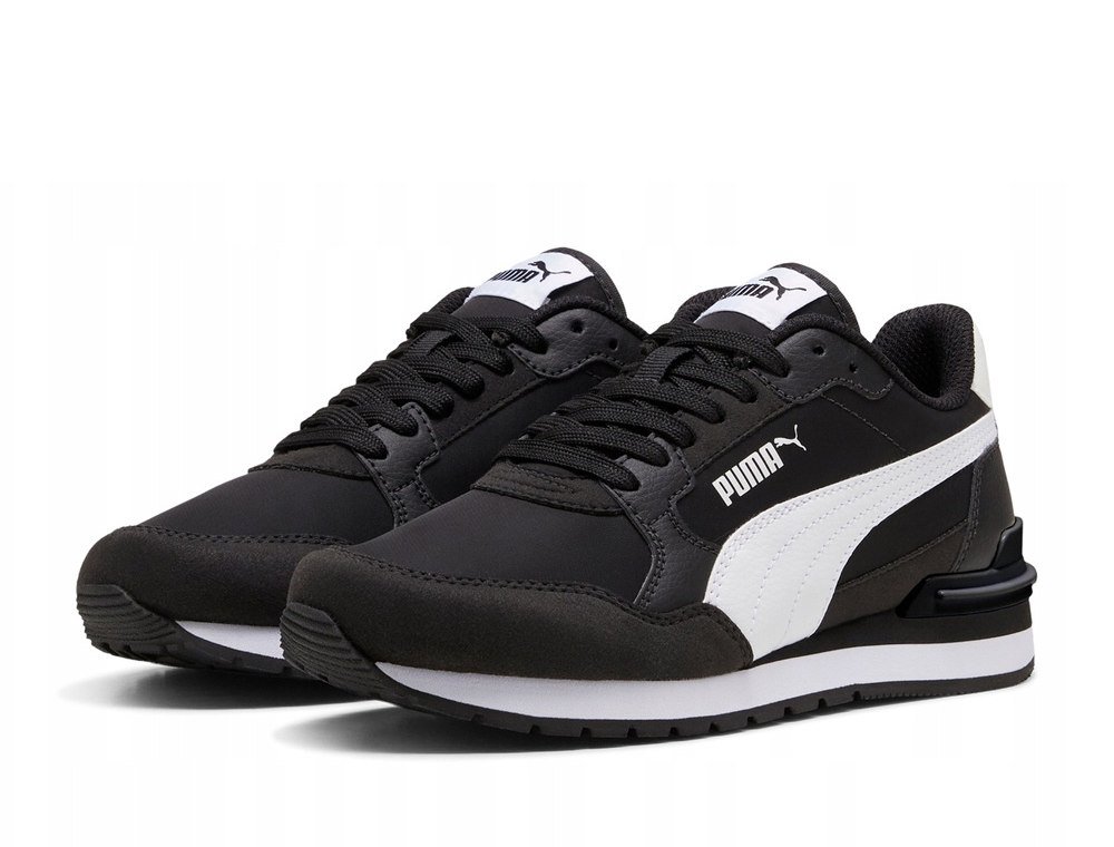 Puma St Runner V4 Jr Młodzieżowe Czarne (39987601)
