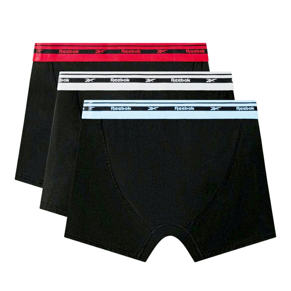 Bokserki Reebok Darian 3-Pack Mix Męskie (DARIAN-AW24-BLACK) Bokserki Reebok Darian 3-Pack Mix Męskie (DARIAN-AW24-BLACK)