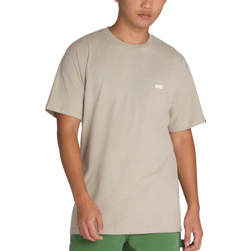 Vans Left Chest Logo Tee Męska Beżowa (VN0A3CZEZUJ) Vans Left Chest Logo Tee Męska Beżowa (VN0A3CZEZUJ)