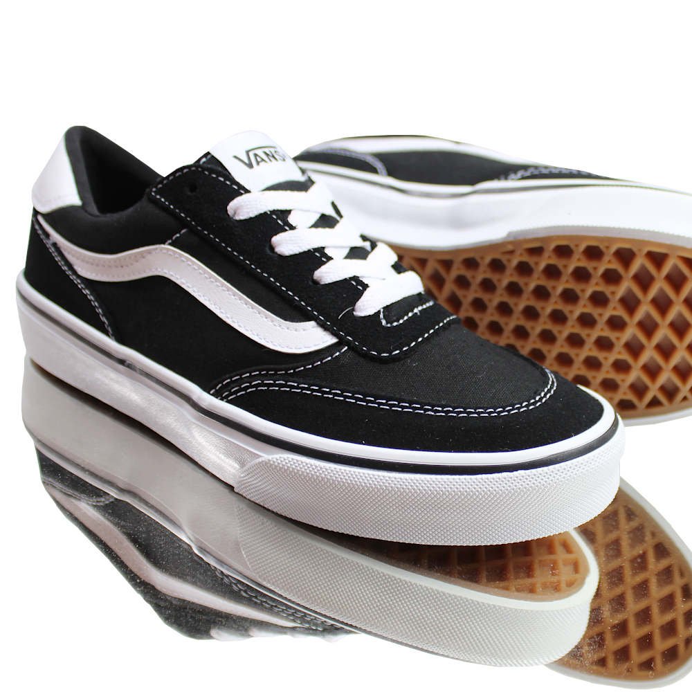 Vans Brooklyn LS Młodzieżowe Czarno-Białe (VN000D82BA2) Vans Brooklyn LS Młodzieżowe Czarno-Białe (VN000D82BA2)