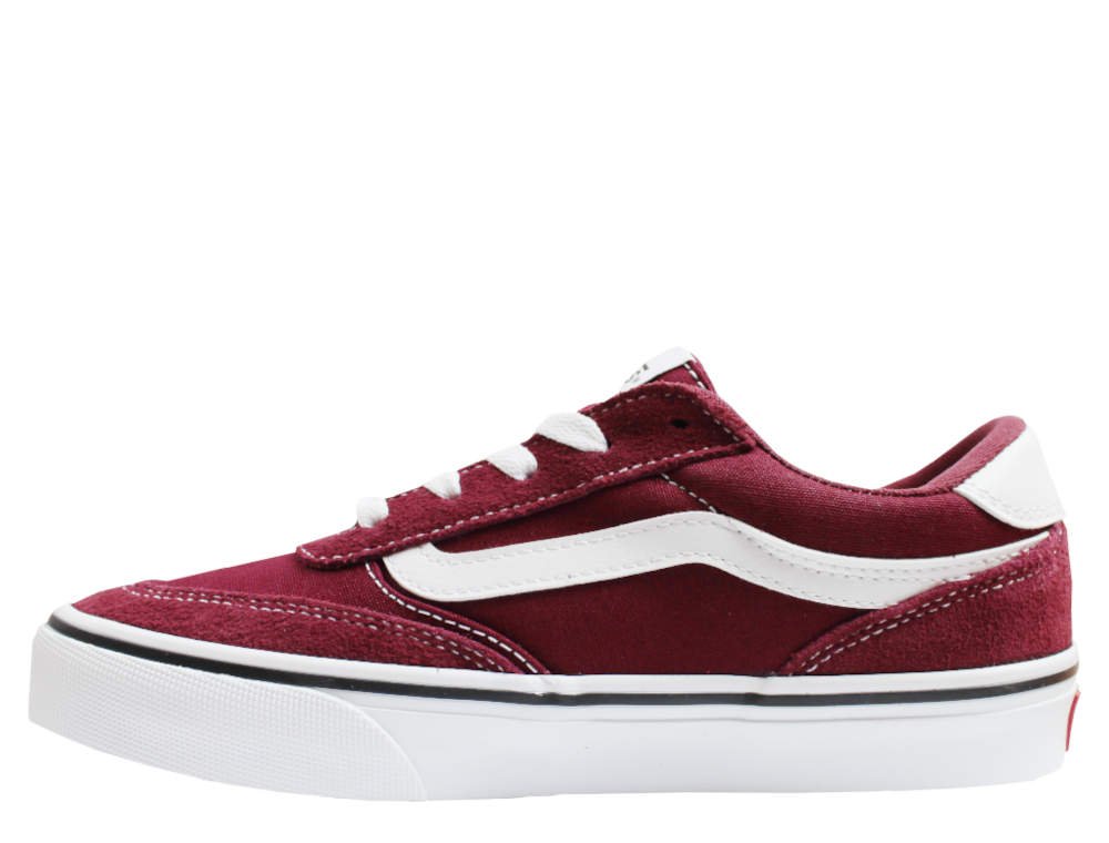 Vans Brooklyn LS Damskie Bordowo-Białe (VN000D7U4QU) Vans Brooklyn LS Damskie Bordowo-Białe (VN000D7U4QU)