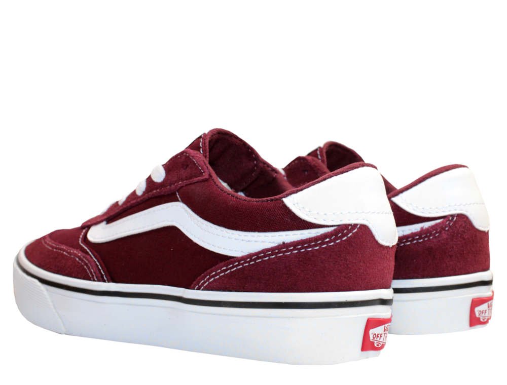 Vans Brooklyn LS Damskie Bordowo-Białe (VN000D7U4QU) Vans Brooklyn LS Damskie Bordowo-Białe (VN000D7U4QU)