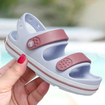 crocs crocband cruiser sandal dziecięce  (209423-dreamscape-ca)