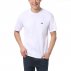 koszulka vans mn left chest logo t white/black,