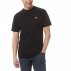 koszulka vans mn left chest logo t black/white