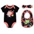 Nike Glow Time (3 PC) Set Hb, Bib, Bodysuit Czarno-Różowy (NN0839-023) Nike Glow Time (3 PC) Set Hb, Bib, Bodysuit Czarno-Różowy (NN0839-023)