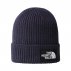 the north face box logo cuffed beanie "summit navy" (nf0a3fjx8k2)