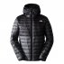 the north face m resolve down hoodie black/asphgr