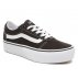 Vans WM Ward Platform Canvas Damskie Czarne (VN0A3TLC187) Vans WM Ward Platform Canvas Damskie Czarne (VN0A3TLC187)