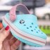 buty crocs crocband kids clog t ice blue/white