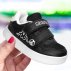 buty kappa pio m unisex kids sneakers black/white