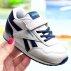 reebok royal classic jogger  3.0 1v dziecięce biało-granatowe (100075174)