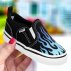 Vans TD Asher V Flame Dziecięce Czarno-Białe (VN0A2Z2YBA2) Vans TD Asher V Flame Dziecięce Czarno-Białe (VN0A2Z2YBA2)