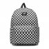vans old skool grom check backpack "black white" (vn000j3ky28)