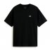 vans left chest ss black