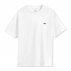 vans left chest ss white